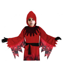 Costum Demon Rosu Baieti, Roba, 130/140 cm (9-10 ani)