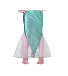 Costum Sirena Verde pentru Fete, Marime 130/140 cm (9-10 ani)
