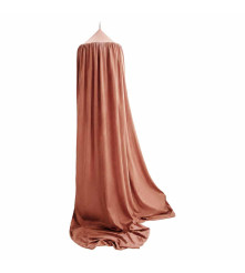 Baldachin roz inchis pentru pat copii, 280 cm (Baldachin Curtain)