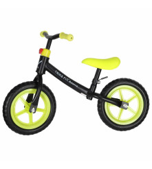 Bicicleta de Echilibru Trike Fix Balance, Negru-Galben, 2-4 ani