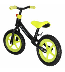 Bicicleta de Echilibru Trike Fix Balance, Negru-Galben, 2-4 ani