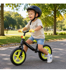 Bicicleta de Echilibru Trike Fix Balance, Negru-Galben, 2-4 ani