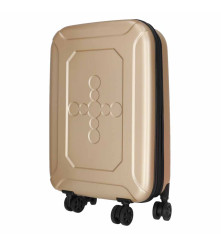 Valiza Pliabila cu Roti si Maner Telescopic, Sampanie 45 L
