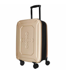 Valiza Pliabila cu Roti si Maner Telescopic, Sampanie 45 L