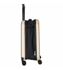 Valiza Pliabila cu Roti si Maner Telescopic, Sampanie 45 L