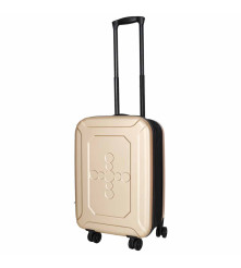 Valiza Pliabila cu Roti si Maner Telescopic, Sampanie 45 L
