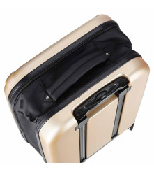 Valiza Pliabila cu Roti si Maner Telescopic, Sampanie 45 L