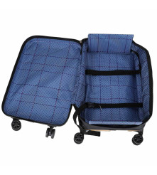 Valiza Pliabila cu Roti si Maner Telescopic, Sampanie 45 L