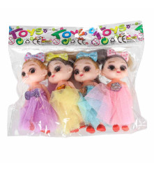 Set 4 Papusi pentru Casuta 10 cm