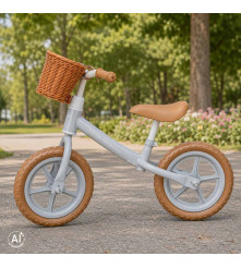 Bicicleta de Echilibru Trike Fix Balance cu Cos Maro 2-4 ani