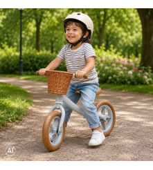 Bicicleta de Echilibru Trike Fix Balance cu Cos Maro 2-4 ani