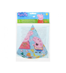 Set 6 Coifuri Hartie model Peppa Pig