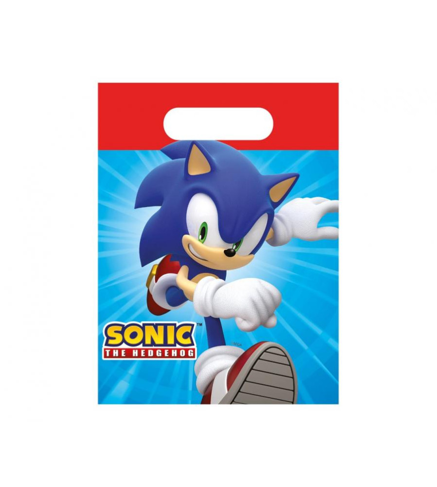 Set 4 Pungi Cadou Hartie model Sonic 22 x 16 cm