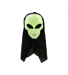 Masca carnaval model Alien cu Gluga, Marime Universala