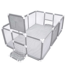 Tarc Joaca pentru Copii cu Poarta Fotbal si Cos Baschet, 120x180 cm