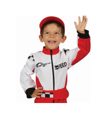 Costum Pilot de Curse pentru Copii, Marime 92/104 cm (2-4 ani)
