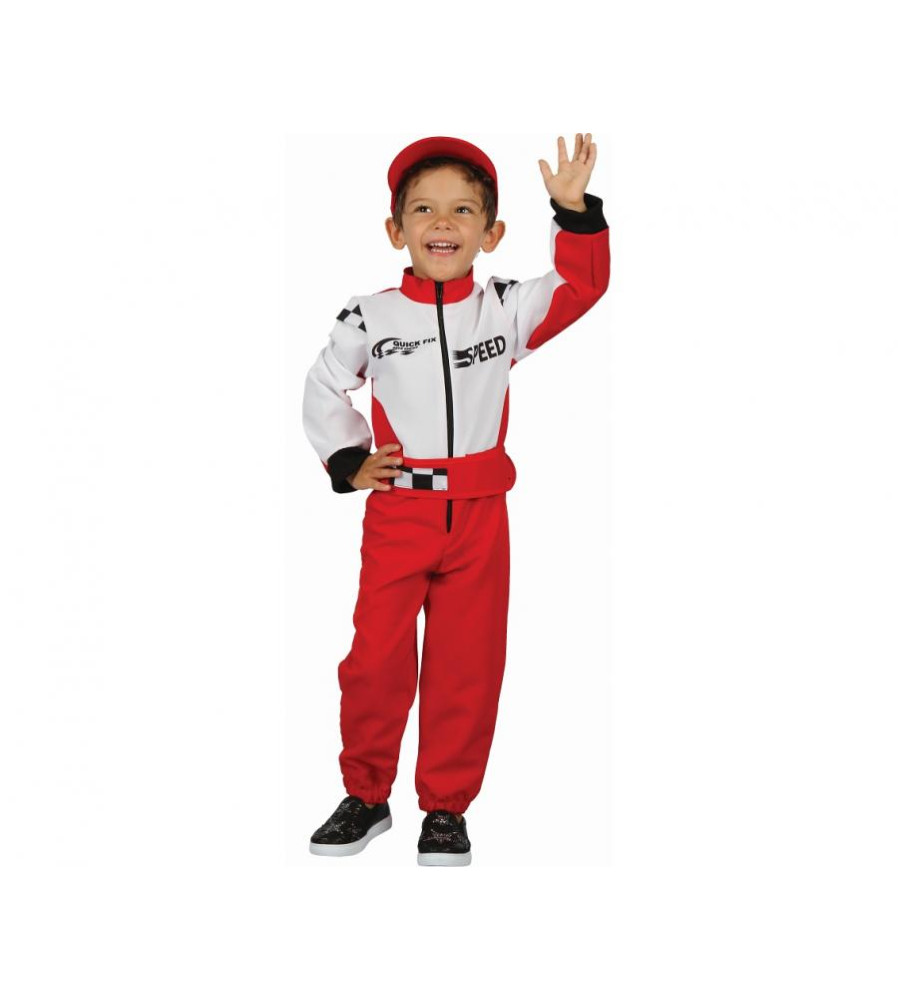Costum Pilot de Curse pentru Copii, Marime 92/104 cm (2-4 ani)