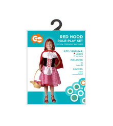 Costum Scufita Rosie pentru Copii, Marime 110/120 cm (5-6 ani)