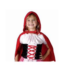 Costum Scufita Rosie pentru Copii, Marime 120/130 cm (7-8 ani)