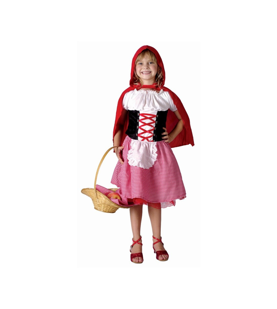 Costum Scufita Rosie pentru Copii, Marime 120/130 cm (7-8 ani)