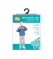 Costum carnaval Strumf Albastru pentru copii, 98/104 cm (2-3 ani)