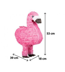 Pinata Flamingo Roz, 53x39x18 cm