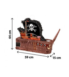 Pinata Corabie Pirati, 59x44x15 cm