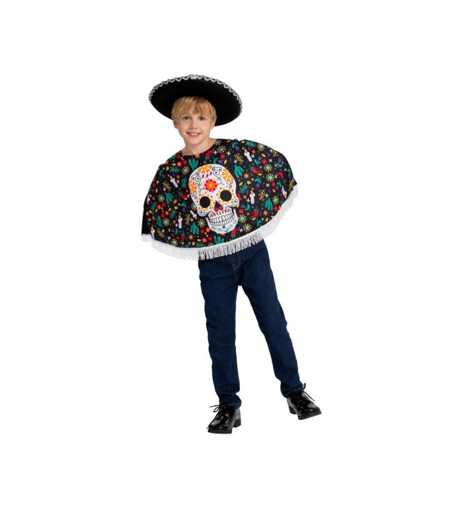 Costum Dia de los Muertos pentru Copii, marime 110/120 cm (5-6 ani)
