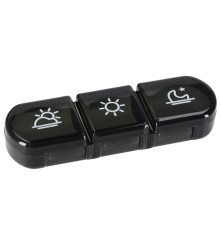 Organizator Medicamente pentru 7 Zile cu Mini Cutii Negru