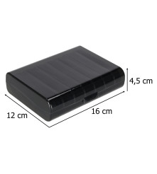 Organizator Medicamente pentru 7 Zile cu Mini Cutii Negru
