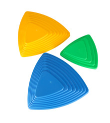 Set 11 pietre senzoriale pentru copii, echilibru ( sosea senzoriala)