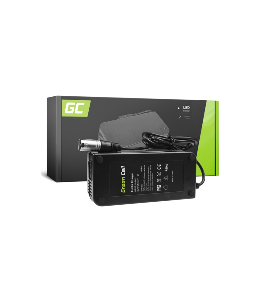 Incarcator Green Cell 29.4V 4A pentru Baterie E-Bike 24V Li-Ion XLR 3 Pin