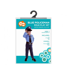 RESIGILAT Costum carnaval politist pentru copii, 3 - 4 ani ( 92/104 cm )