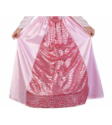 RESIGILAT Costum carnaval copii Regina roz 120 /130 cm (7-8 ani)