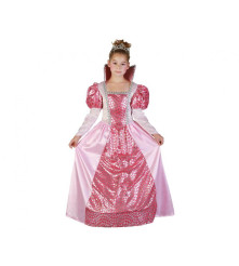 RESIGILAT Costum carnaval copii Regina roz 120 /130 cm (7-8 ani)