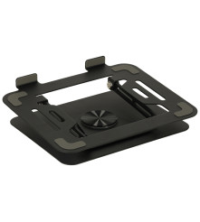 Suport Laptop Metalic Reglabil 360 Grade Negru Ergonomic