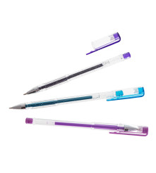 Set 25 Pixuri Gel cu Sclipici Metalice si Fluorescente pentru Desen