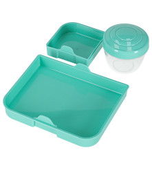 Cutie de pranz Compartimentat 2200 ml Recipient 150 ml Verde menta