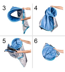 Cort de Plaja Pop-Up cu Protectie UV50 Autodesfasurare 140 cm