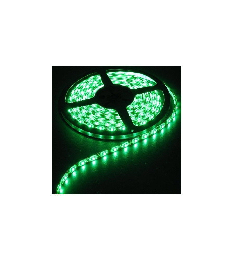 Banda LED Verde SMD3528 12V 60 LED/m IP65 Autoadeziv, Fara Alimentator