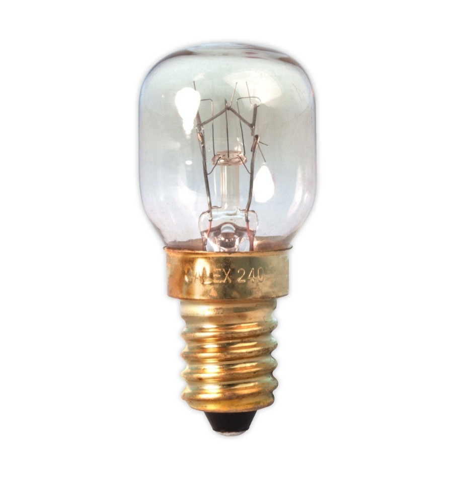 Bec T22 E14, 15W, 70 lm, 2700K, 240V, Rezistent la 300°C, Transparent
