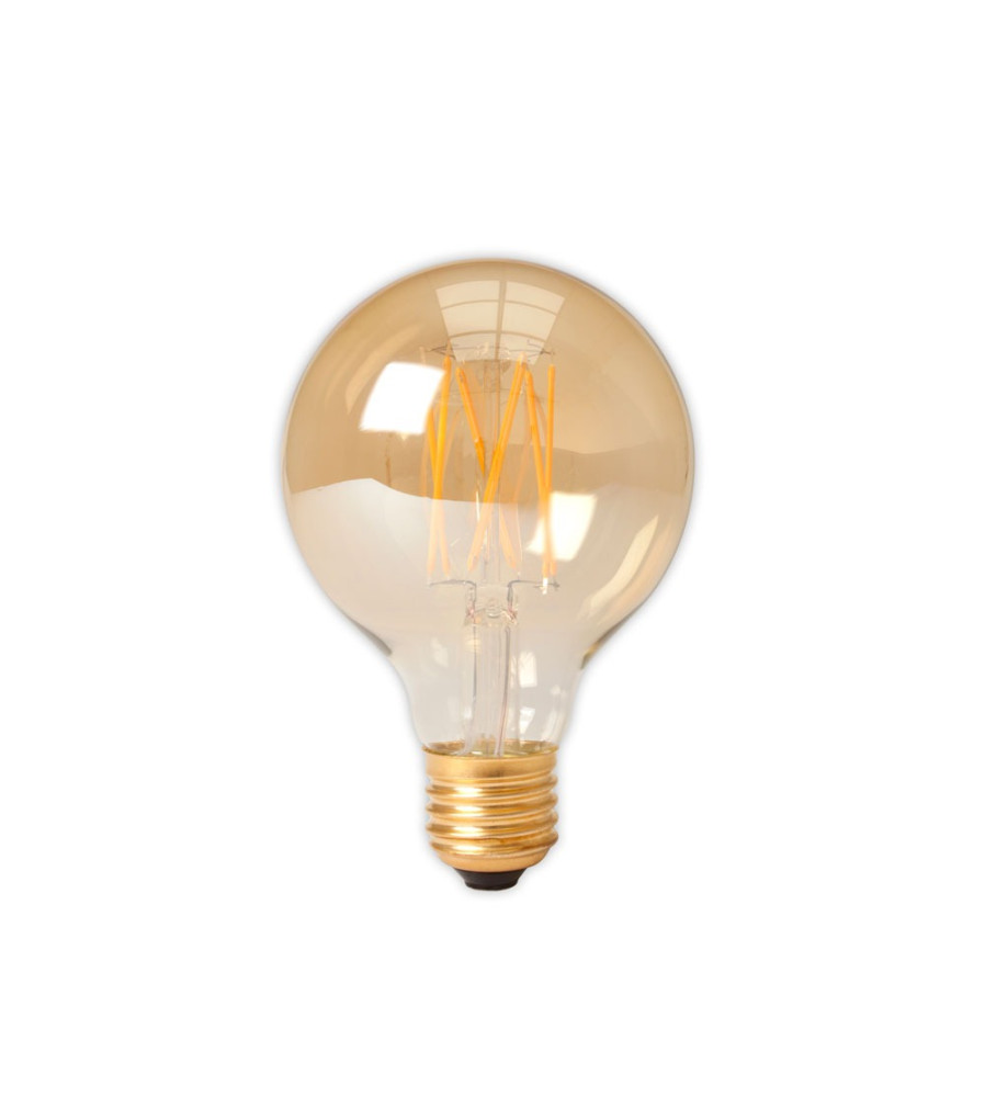 Bec LED Glob G80 E27 4W 320 lm 2100K Dimmabil Auriu Lumina Calda