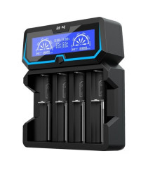 Incarcator Acumulatori XTAR X4 Li-Ion / Ni-MH 4 Sloturi LCD 2A 18650, 21700, 26650 Power Bank