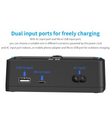 Incarcator Acumulatori XTAR X4 Li-Ion / Ni-MH 4 Sloturi LCD 2A 18650, 21700, 26650 Power Bank