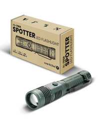 Lanterna LED Reincarcabila everActive FL-700R Spotter, 700 lm Zoo, Acumulator 21700 4000mAh USB-C Power Bank IPX4