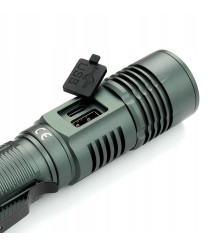 Lanterna LED Reincarcabila everActive FL-700R Spotter, 700 lm Zoo, Acumulator 21700 4000mAh USB-C Power Bank IPX4