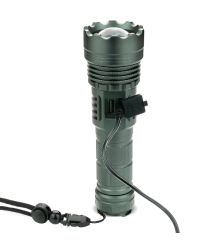 Lanterna LED Reincarcabila everActive FL-1500R Scope 1500 lm Zoom Acumulator 26650 5000mAh USB-C Power Bank IPX4
