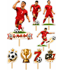 Set 8 Toppere Model Ronaldo...