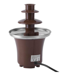 Fantana Electrica de Ciocolata MINI cu 3 Nivele, 65W, 220V, Maro