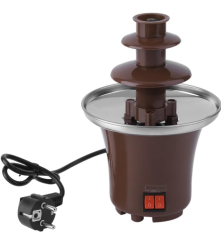 Fantana Electrica de Ciocolata MINI cu 3 Nivele, 65W, 220V, Maro